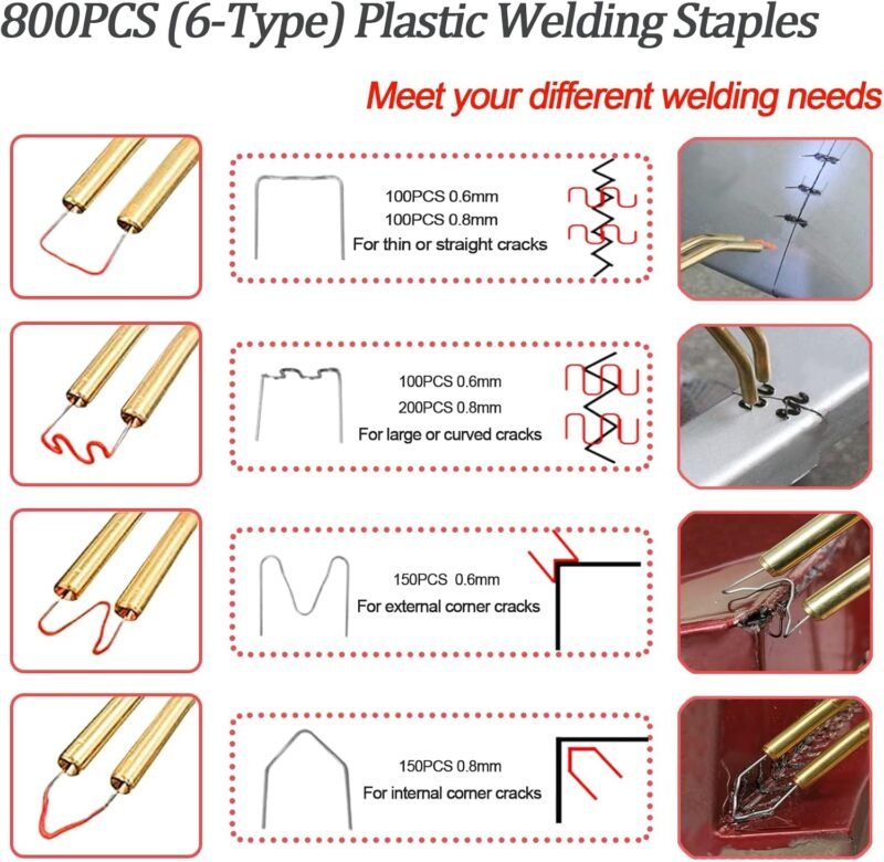 Soldador de Plástico 220W com Acessórios