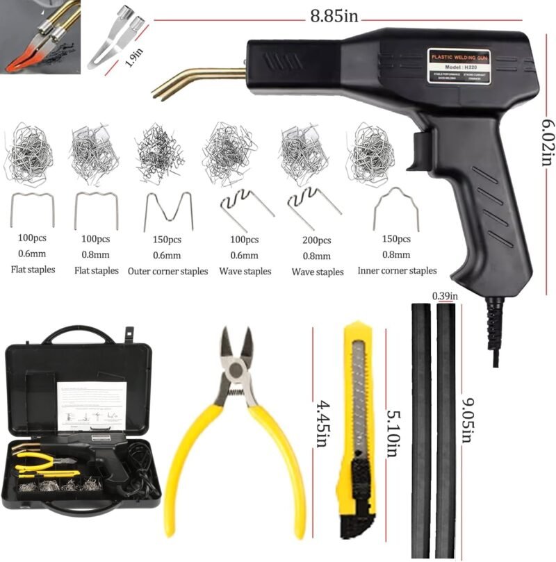 Soldador de Plástico 220W com Acessórios